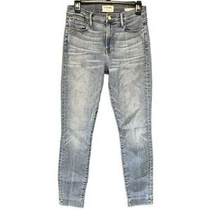 FRAME Sz 28 Le‎ High Skinny Light Wash Blue Jeans
